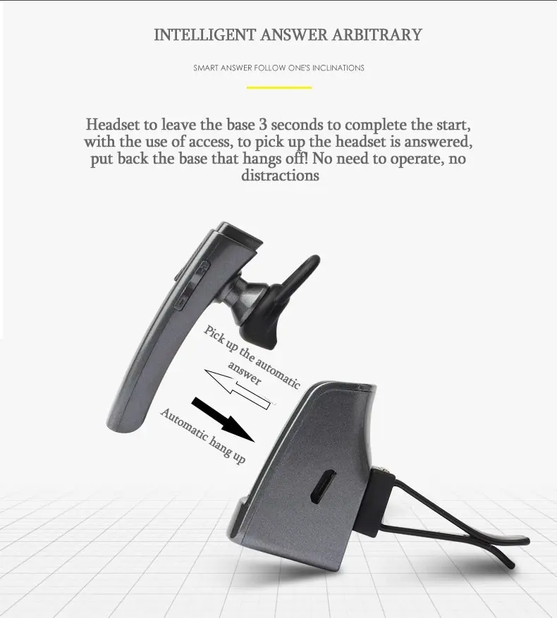 YanDex Awei A833BL Hands Free Car Handsfree BT Earbud Wireless Headphone Auriculares Mini BT Headset Earphone For Phone iPhone