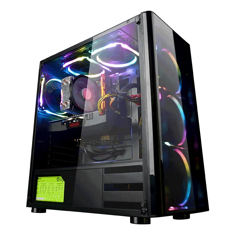 

NINGMEI N3-A655 R5 2600/GTX1650 Gaming Desktop Computer