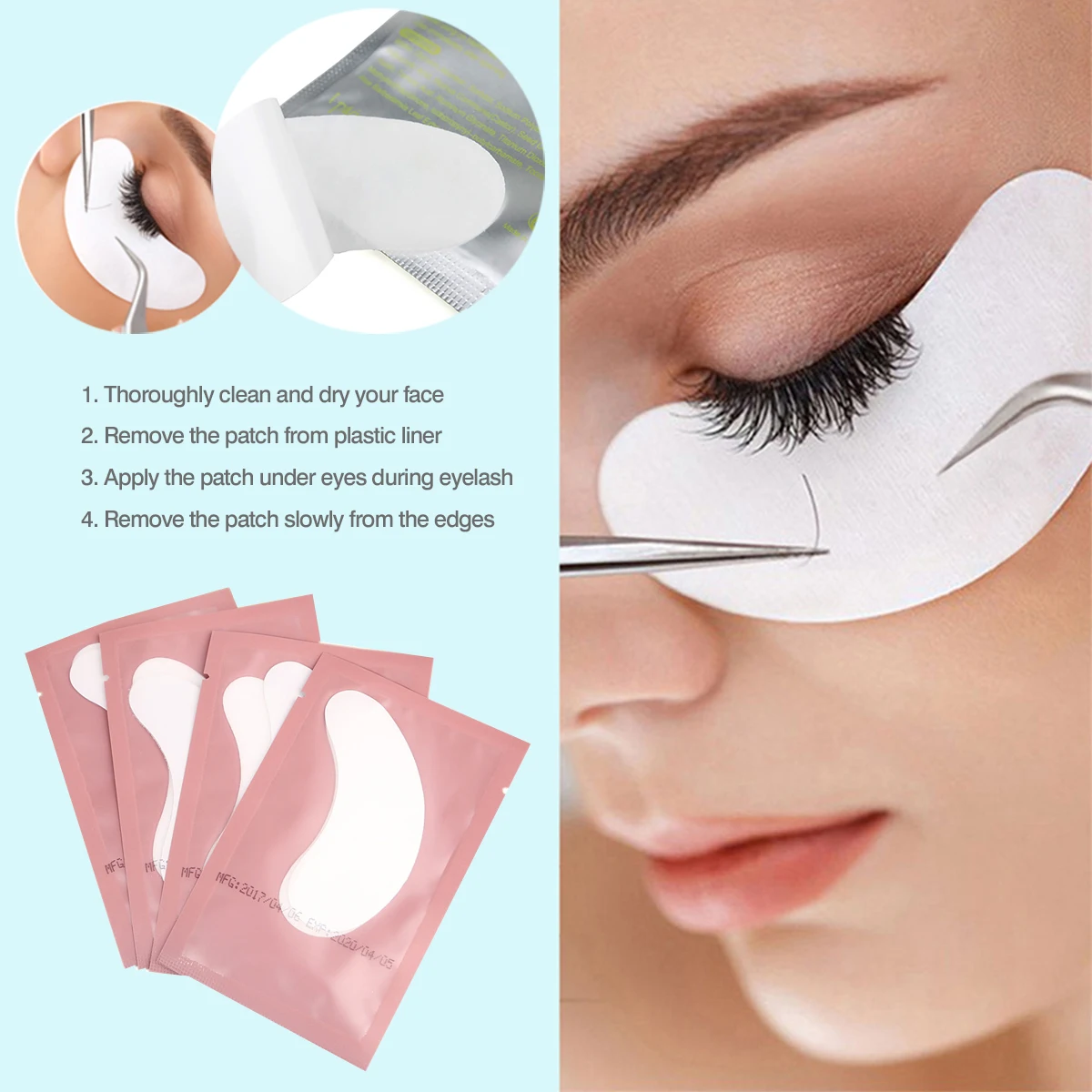 Wholesale Eye Pads For Eyelash Extensions,Private Label Eyelash ...