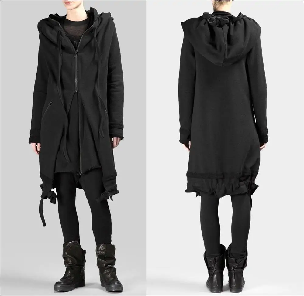 long hoodie zip