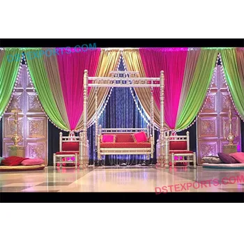Traditional Muslim Nikah Walima Stage Royal Wedding Stage