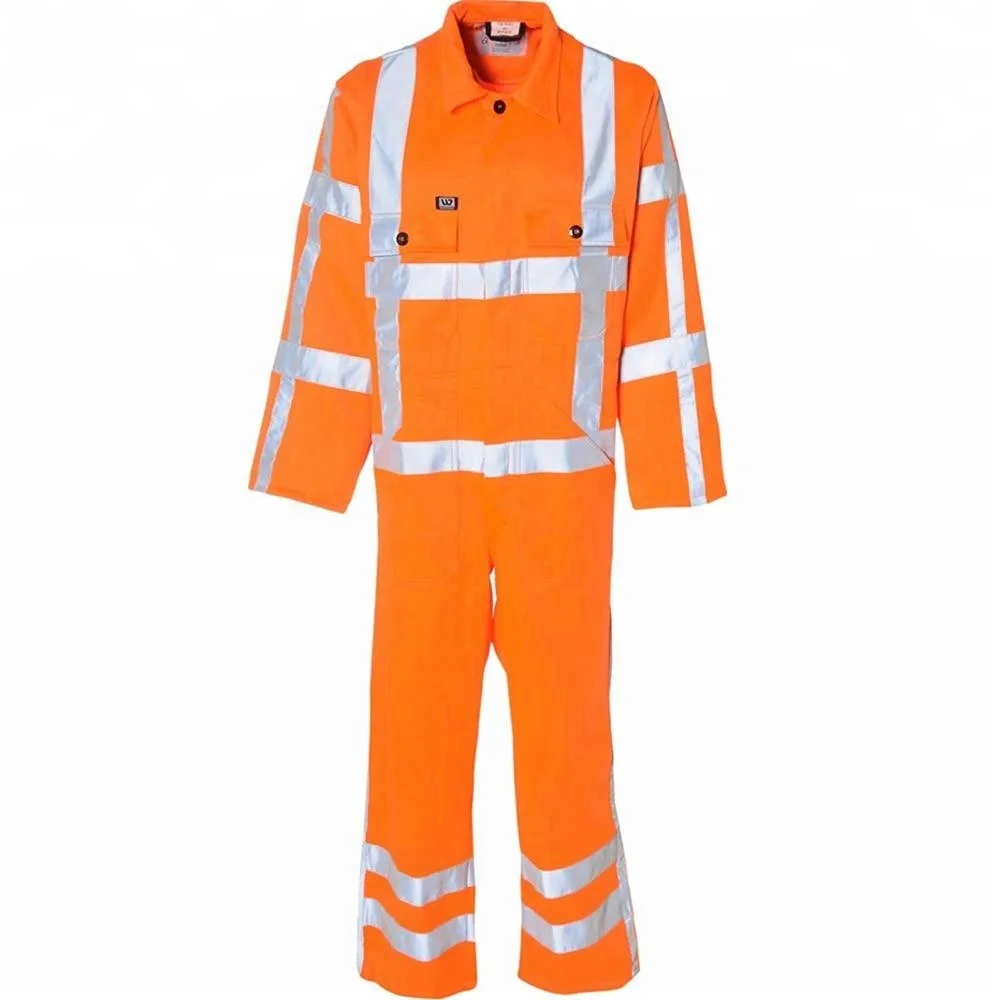 
Reflective Tape Workwear in Orange Color 