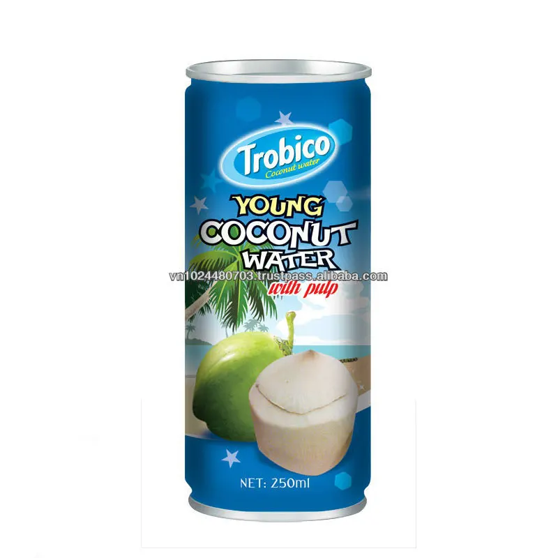 
Vietnam Manufacturer 250ml Canned Young Coconut Water  (151696844)