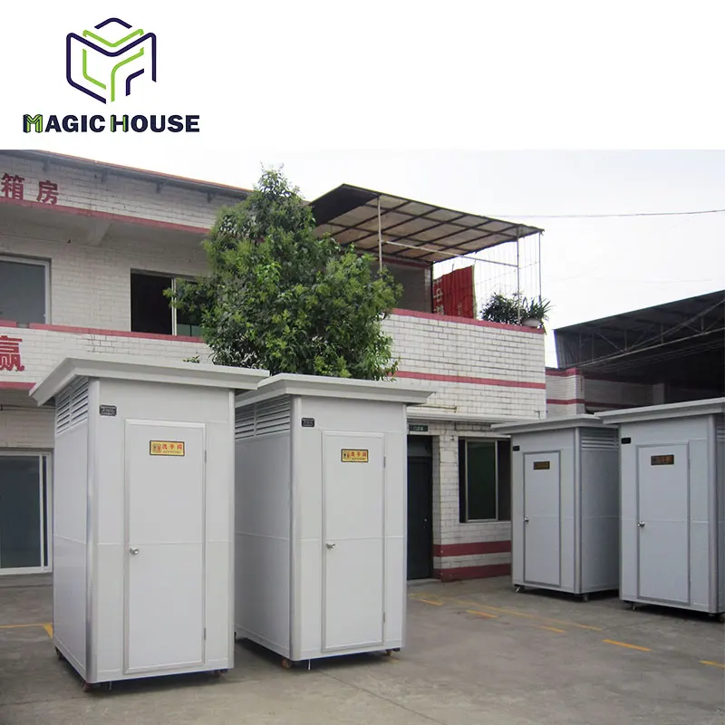 Portable Prefab Outdoor Toilet Ready Made Modular Luxury Mobile Toilet Vip In Kenya For Sale