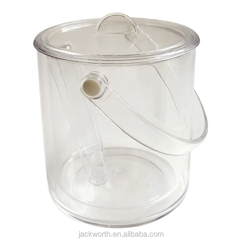 1250 Ml Acrylic Double Layer Ice Bucket With Tong Buy Double Walled