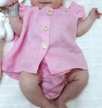 vestido de linho para bebe