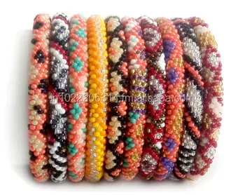 No 1 Nepal Roll On Bracelet Gl Bead No 1 Nepal Roll On Bracelet Gl Bead