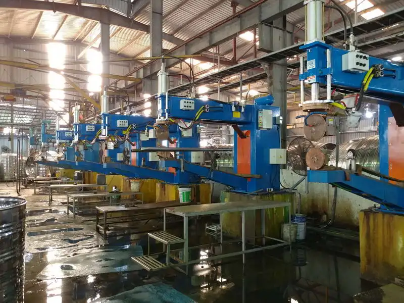 SS water tank seam welding machine