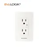 Z-Wave Enabled Remote Control Wall Mounted Power Socket Outlet with Energy Monitoring ZWP32