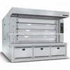 Cyclothermic Deck oven with Gas- Baking Surface: 15m2- Completely stainless steel, Stone Based Deck Oven for baking bread