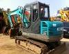 Running condition 5t Japanese used Kobelco SK55 excavator for sale in Shanghai site