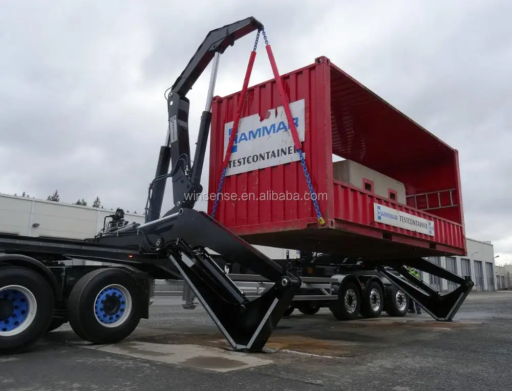 40ft 侧升降 40英尺毫米自装 40 吨集装箱货柜拖车侧升降机拖车出售