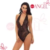 Flirtatious open back full lace g string ladies adult teddy sexy lingerie