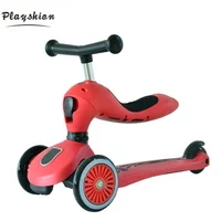 

New 2 in 1 function 3 wheels kids kick scooter baby ride on scooter