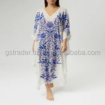 georgette kaftan dress