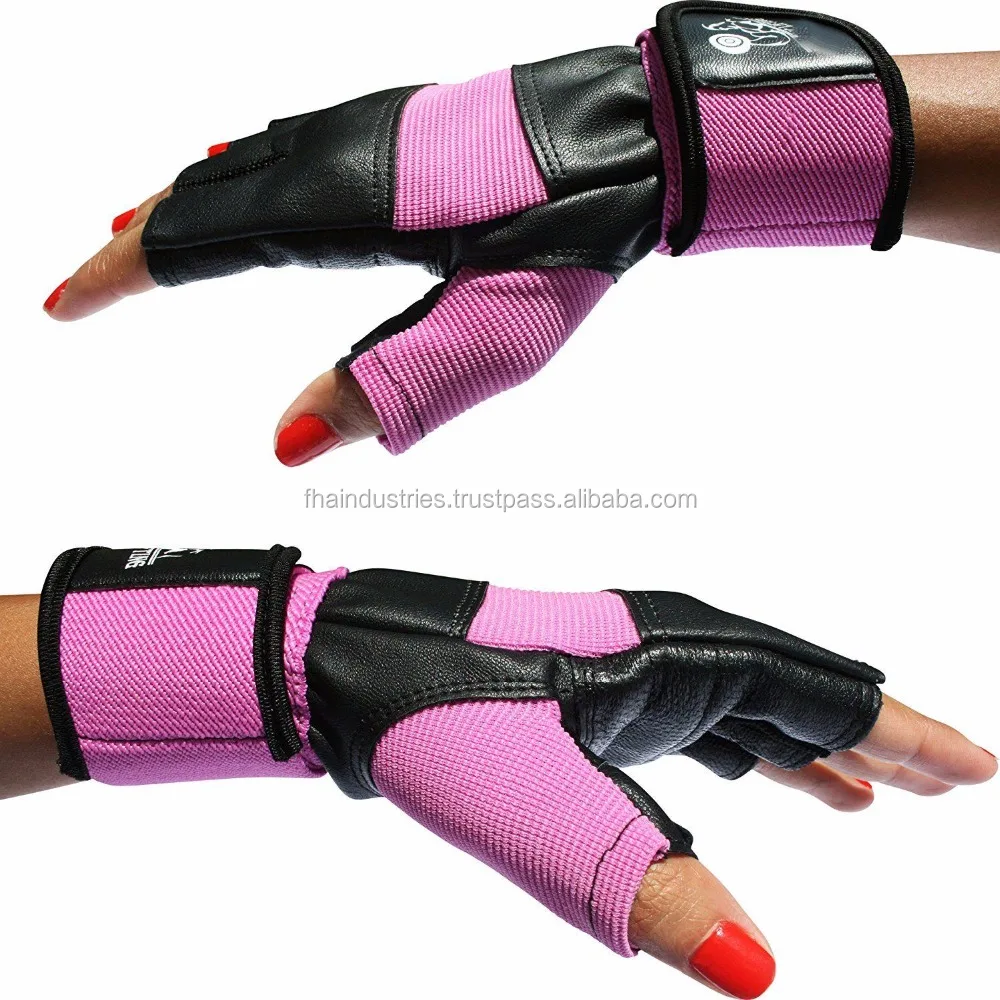 gym gloves pink