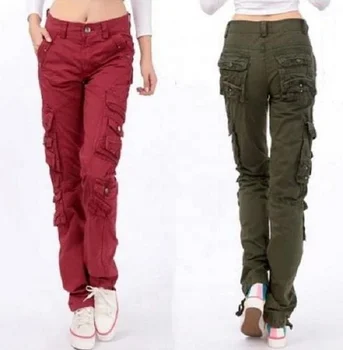 Pantalones Cargo De Hip Hop Elegantes Personalizados Para Mujer