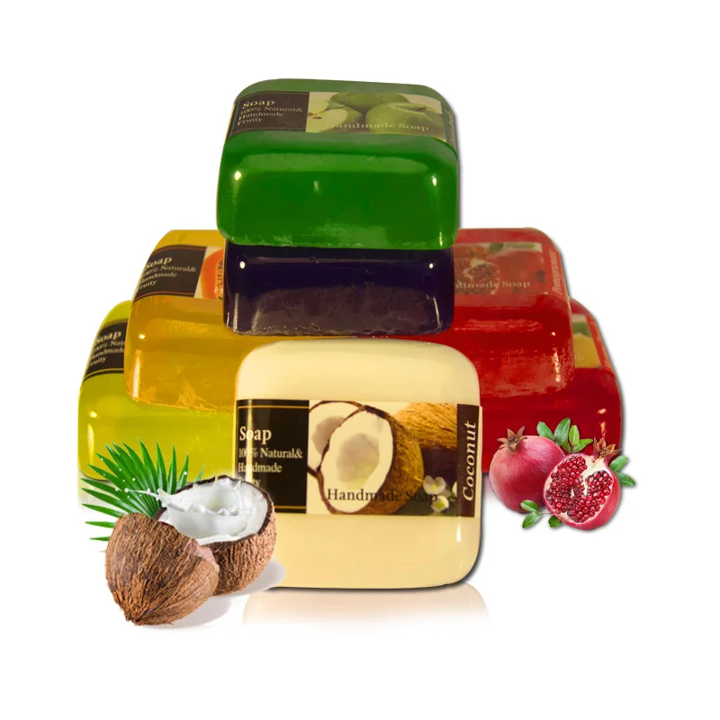 3.5 Oz Each Fruit Splash Handmade Natural Bar Soap With Extracts Of