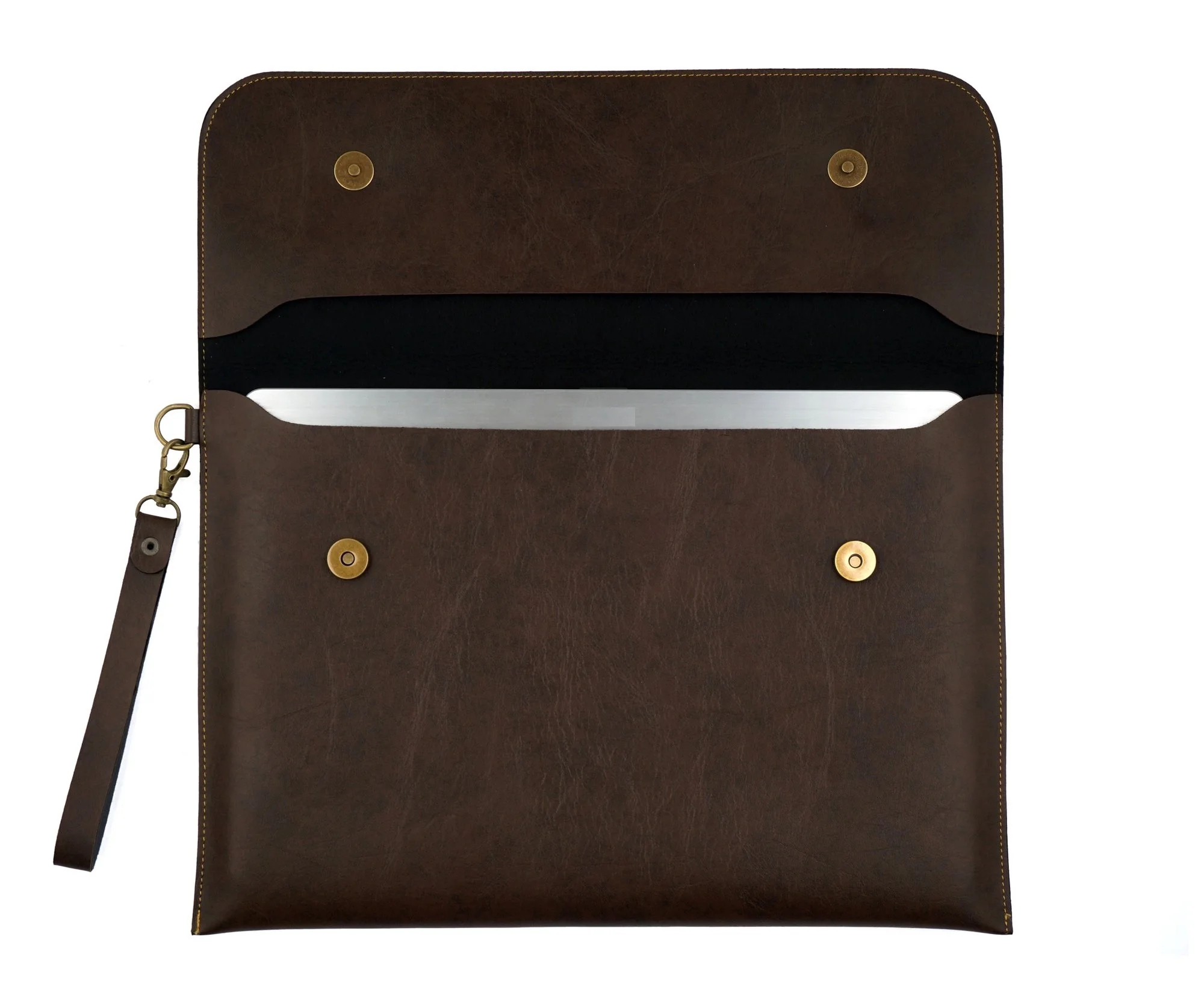 Slim Leather Folio Laptop Case 13 Inch Laptop Sleeve Buy Handmade