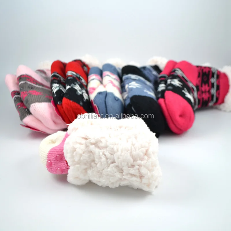 Kids Sherpa-lined Fuzzy Socks