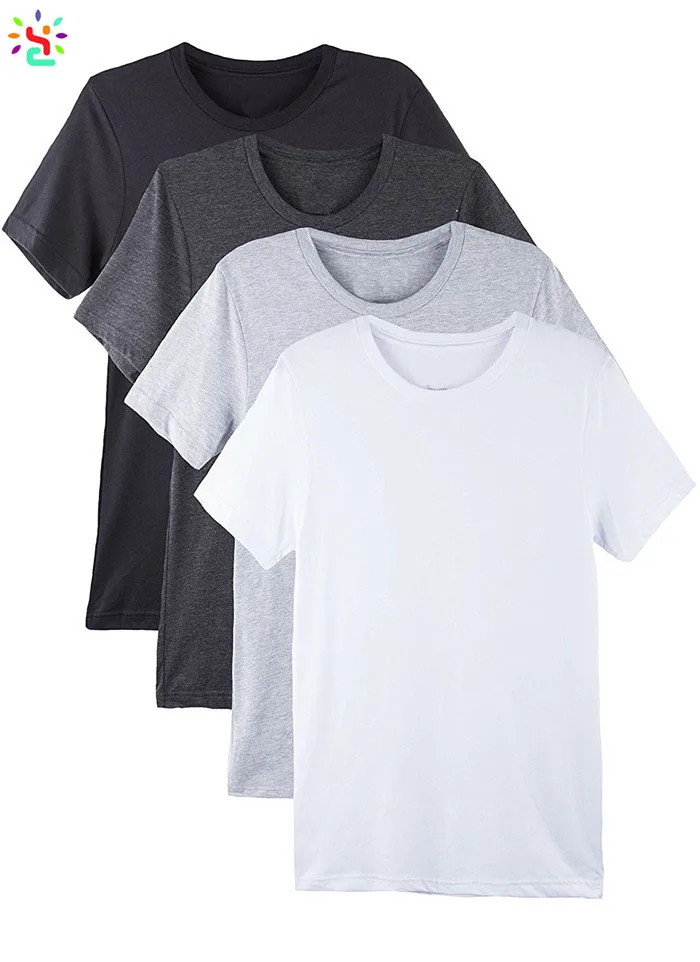 White T Shirts In Bulk Plain T Shirt Men Shirt Short Sleeve Tee Cotton