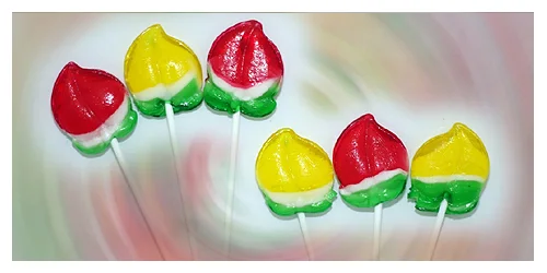 包包桃子形状美味糖糖果棒棒糖棒