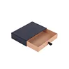 Customized Black Cardboard and Kraft Drawer Box