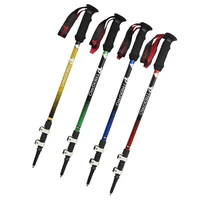 

Cheap 7075 aluminium adjustable height outdoor set lock trekking pole