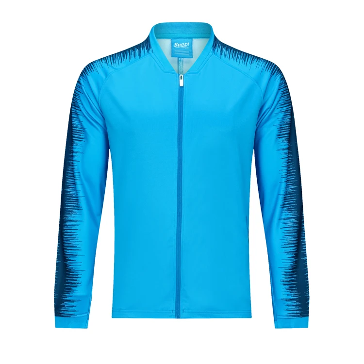 

Body muscle light blue long sleeve football sportswear tracksuit, Multicolor