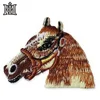 Multi color custom 3D Animal patch embroidery patch for sports wear clothing