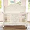 IN STOCK - French Rococo white hand carved cot bed - Painted to order