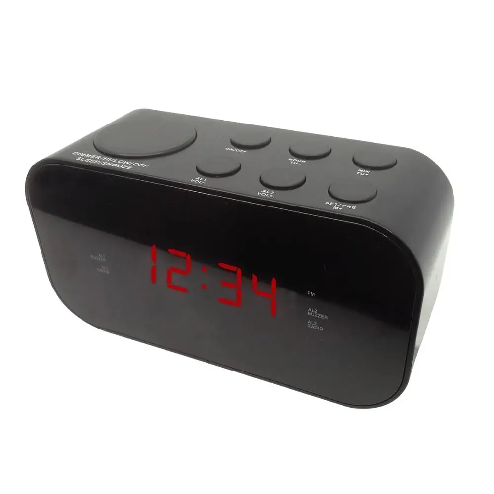 0,6 "nuevo Estilo Escritorio Doble Alarmas Reloj Radio Ct3088 Buy 0.