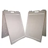 Cheap Double side outdoor A-frame Plastic advertising signs stand with good quality
