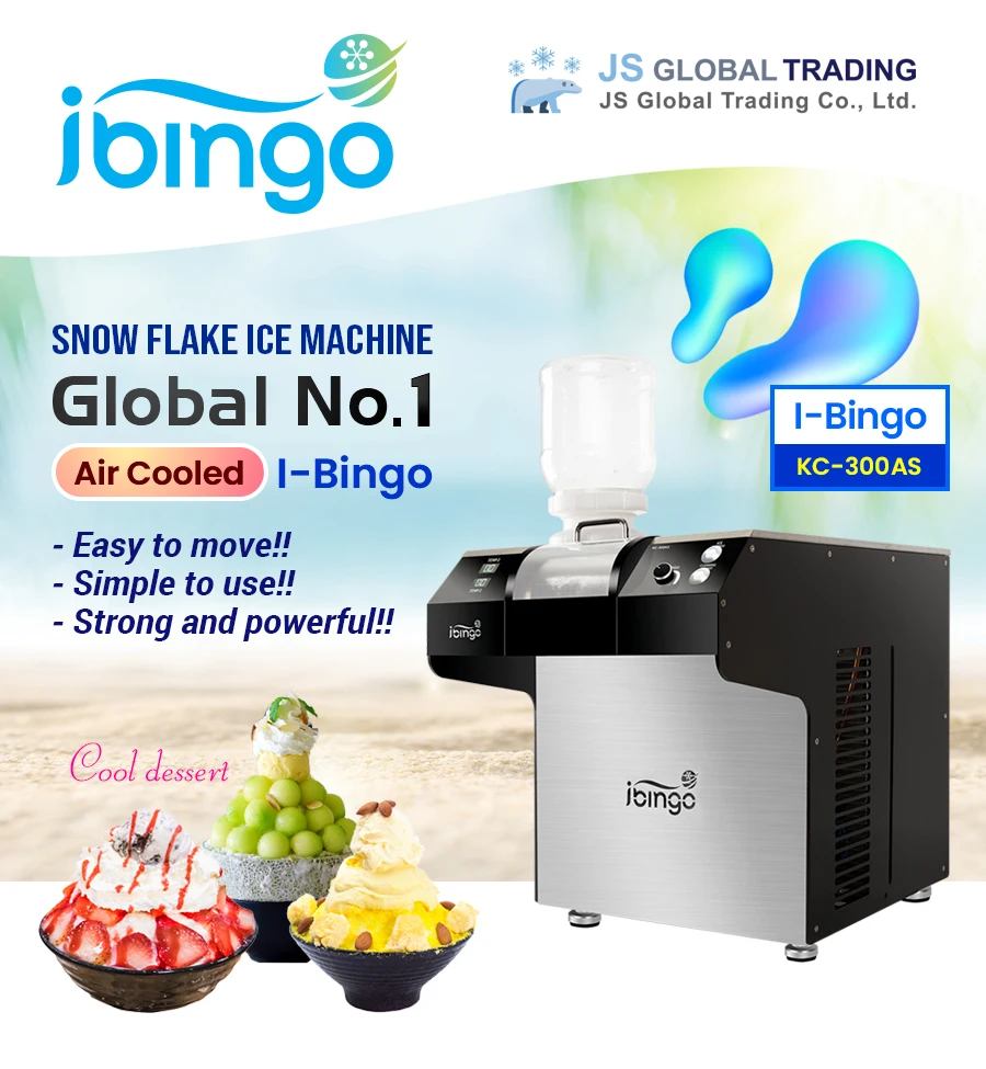 Snow flake ice machine, Bingsu machine, Ice shaver machine By JS