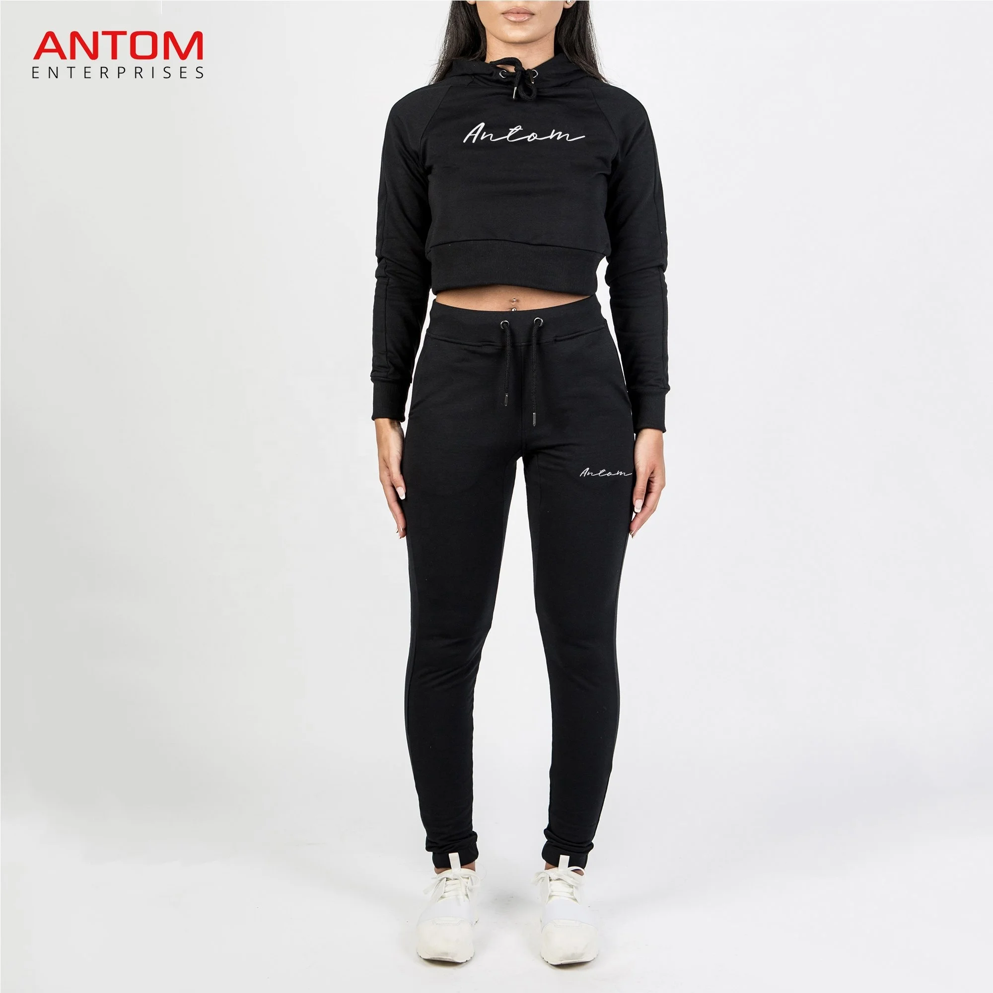 ladies cropped tracksuit