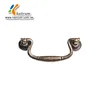 Center-to-Center Antique Brass Swing Bail Drawer Pull