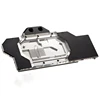 Clear Plexiglass Machined Block GPU Full Water Block Acrylic Material