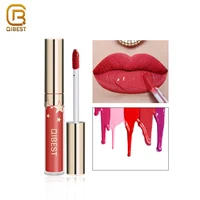 

QIBEST Manufacturer Factory Wholesale Low MOQ Non Stick Mini Lipgloss Multicolor Rose Girl Nude Lip Gloss For Girls