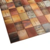 Interior Decorative Textured 3D Wall Panels PVC Stained timber Design