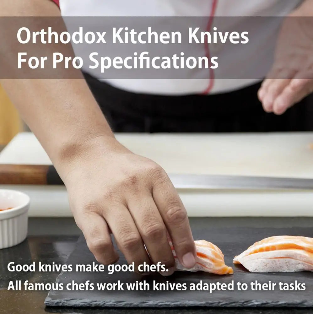 
Japanese kitchen knife. Masamoto, Sakai, Tojiro. 