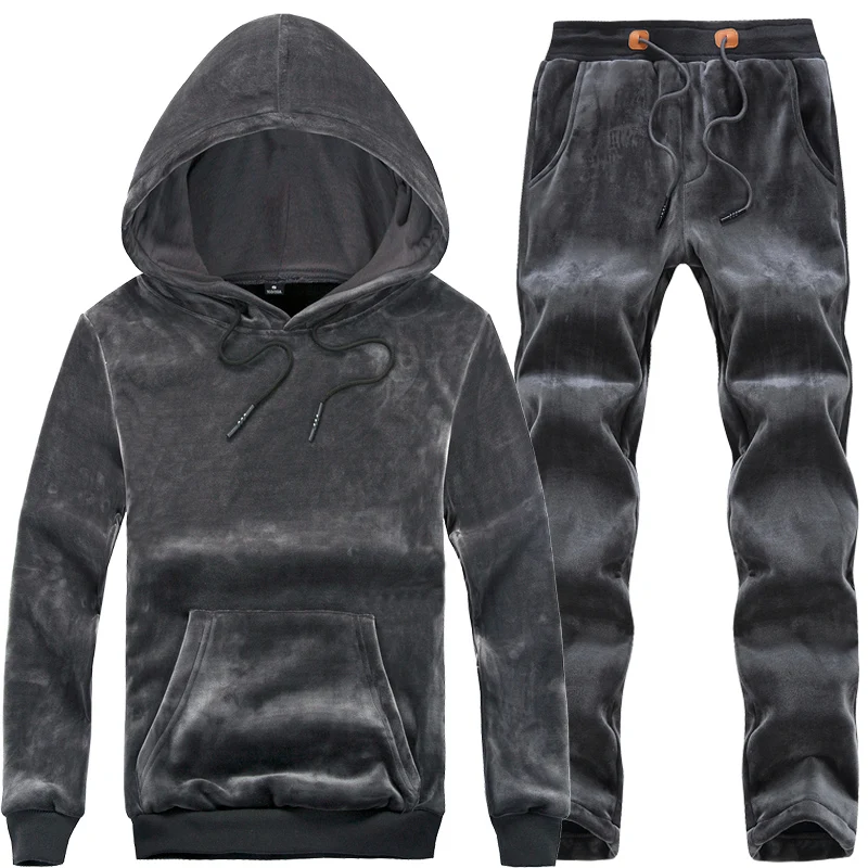 velvet tracksuit set mens