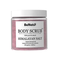 

100% Natural Exfoliating Body Scrub With Sweet Almond Oil Moisturizes, Himalayan Pink Body Scrub