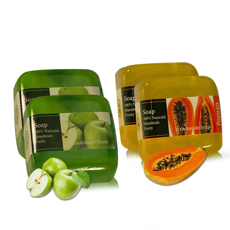 natural complexion Fruity aroma soap bar with moisturizing formula and olive oil