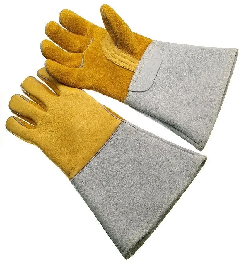 Professional Electrical Lineman Leather Work Gloves /safety Hand ...