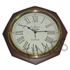 Wooden 8 Corner Wall Clock