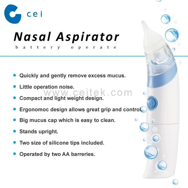 cleaning nasal aspirator