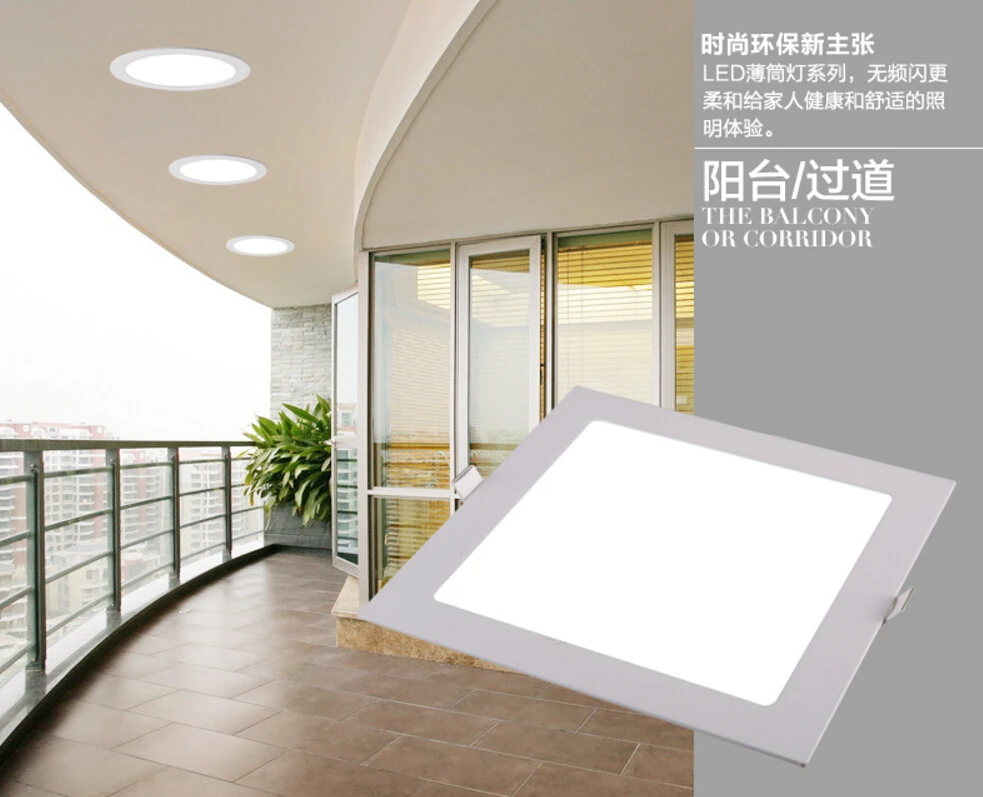 De Montaje En Superficie De Techo Led Luz 24 W Ronda Panel De Luz Led
