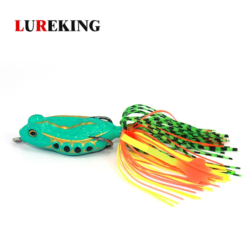 

Lureking A15 Wholesale Fishing Lures Soft Silicon Frog Artificial Bait with Packing 8.2g 57mm 2.2inch