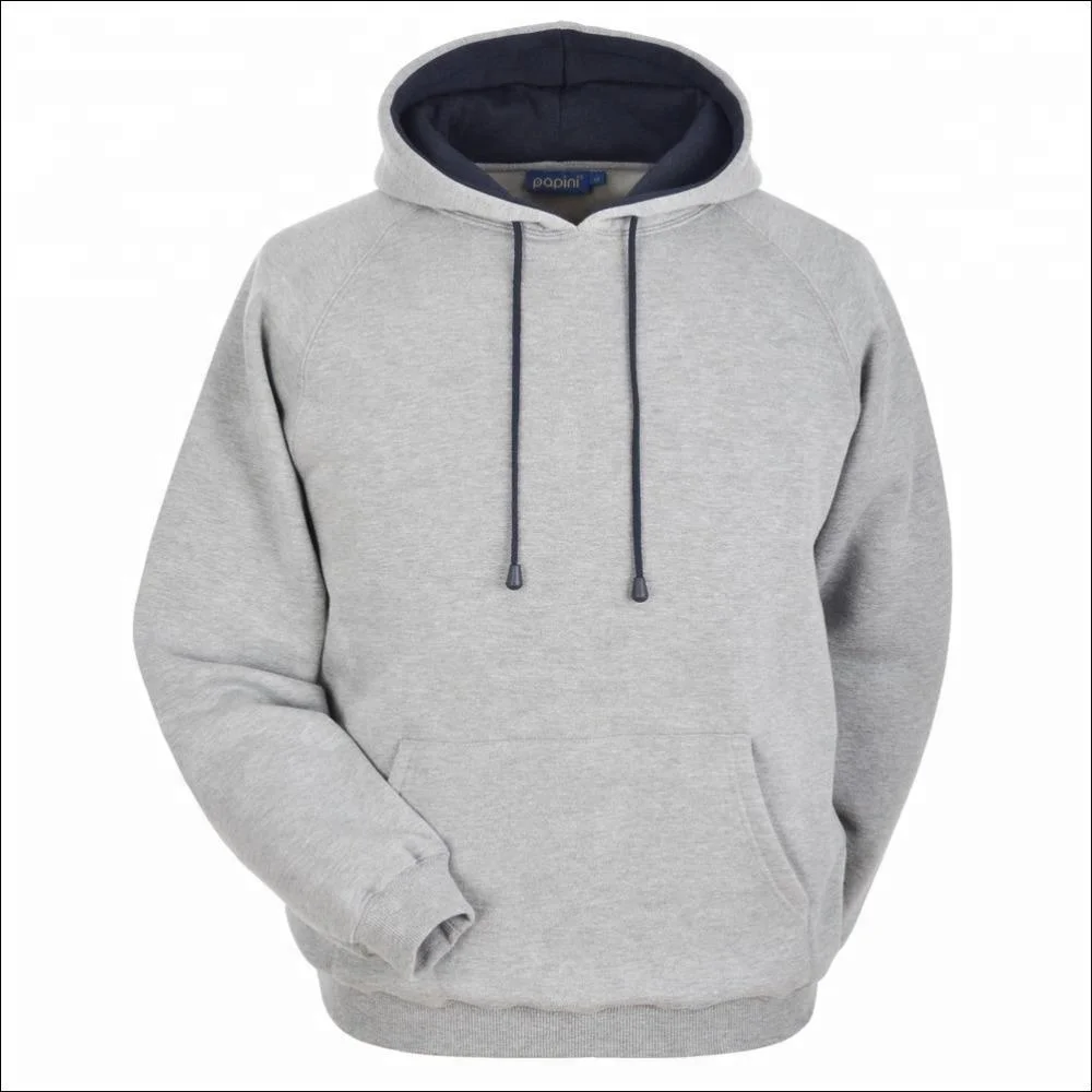 gray cotton hoodie