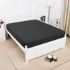 Stretchy Deep pocket knitted fitted cotton sheets for bed full King Queen Size